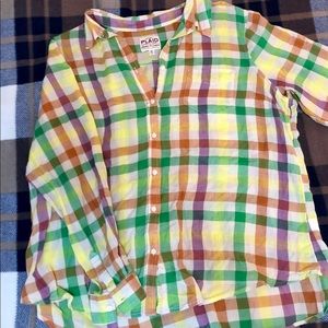 Old Navy Plaid button up